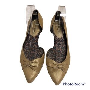 MISS BISOU GOLD METALLIC FLATS